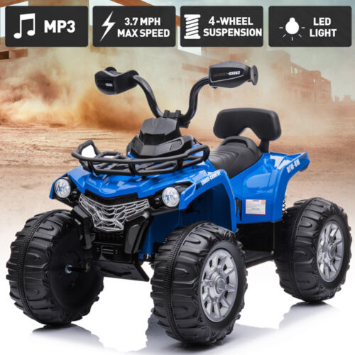 Kids Electric Ride On Car Quad ATV 4-Wheel selling Suspension Battery Powered Pink