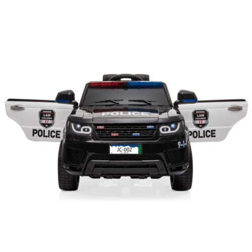 Children's motorized store police car