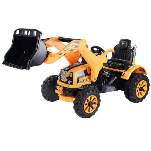 Fun and Functional 12V Battery Powered Kids Dumper Truck in Yellow P