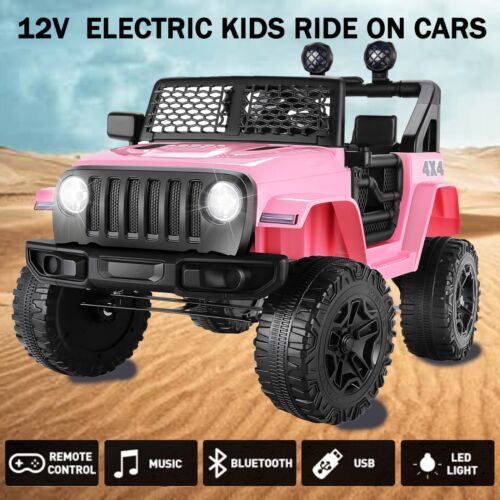 12V Electric Kids Ride On Off Road Jeep Truck with Remote Control 2