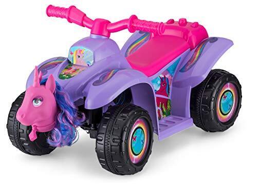 Magical Toddler Unicorn Quad Ride On Toy with 6V Battery for Kids Ages