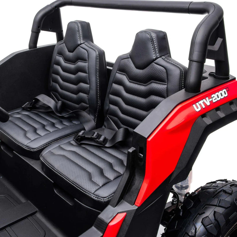 Electric 24V UTV Buggy for Kids with Rubber Tires