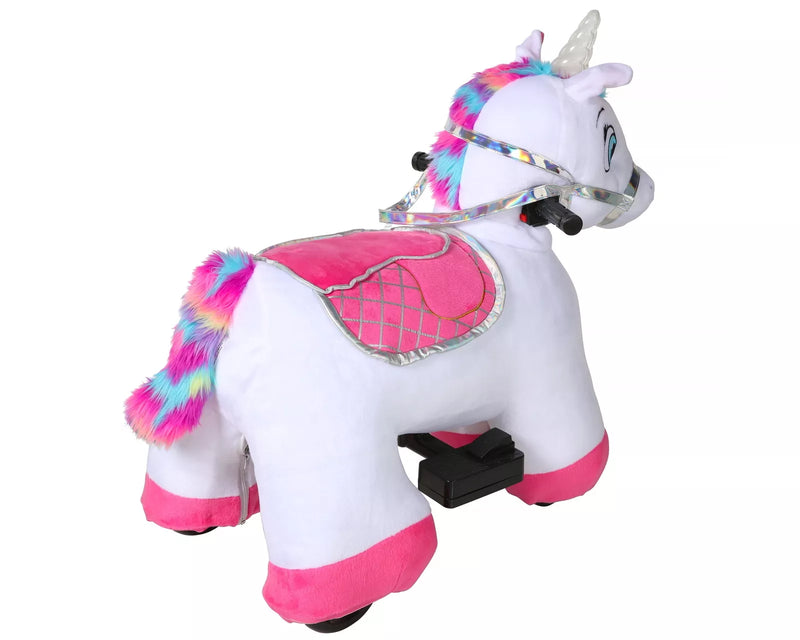 Willow Unicorn 6V Plush Ride-On  - Perfect for Buddies!