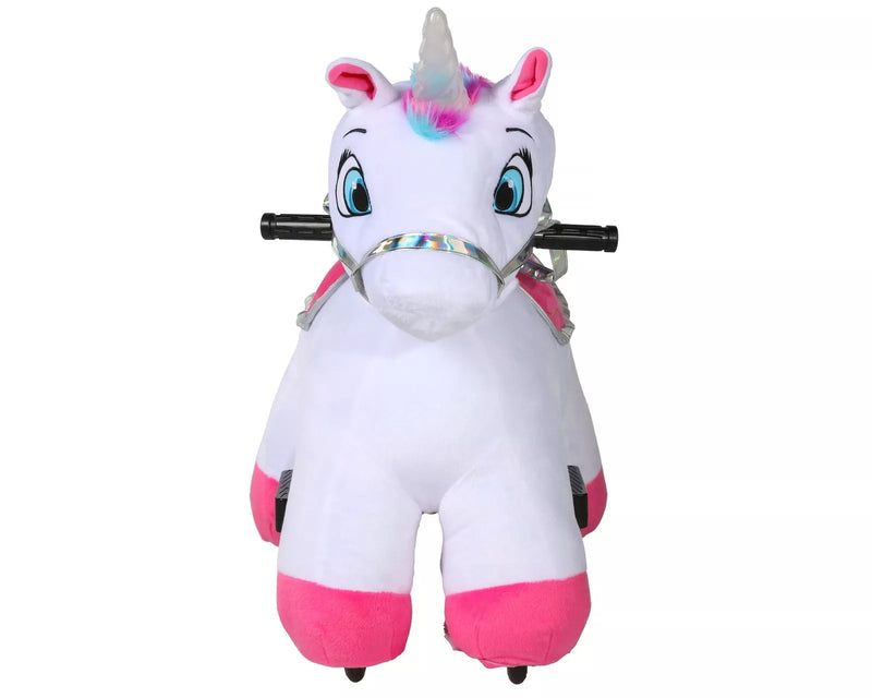 Willow Unicorn 6V Plush Ride-On  - Perfect for Buddies!