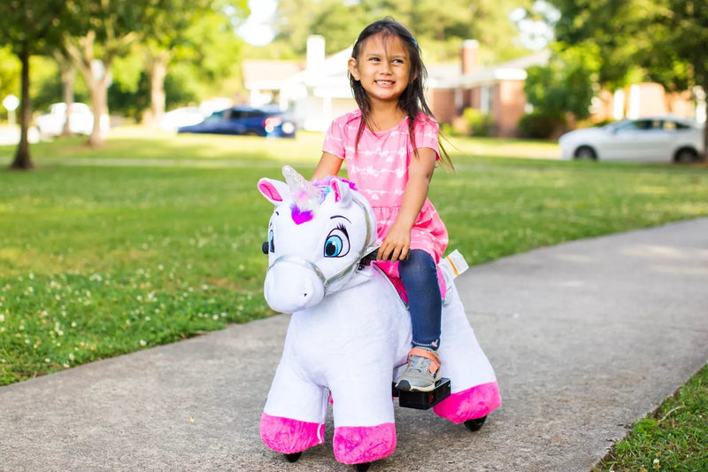 Willow Unicorn 6V Plush Ride-On  - Perfect for Buddies!