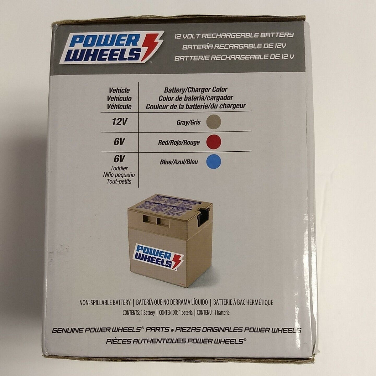 Power wheels rechargeable battery on sale