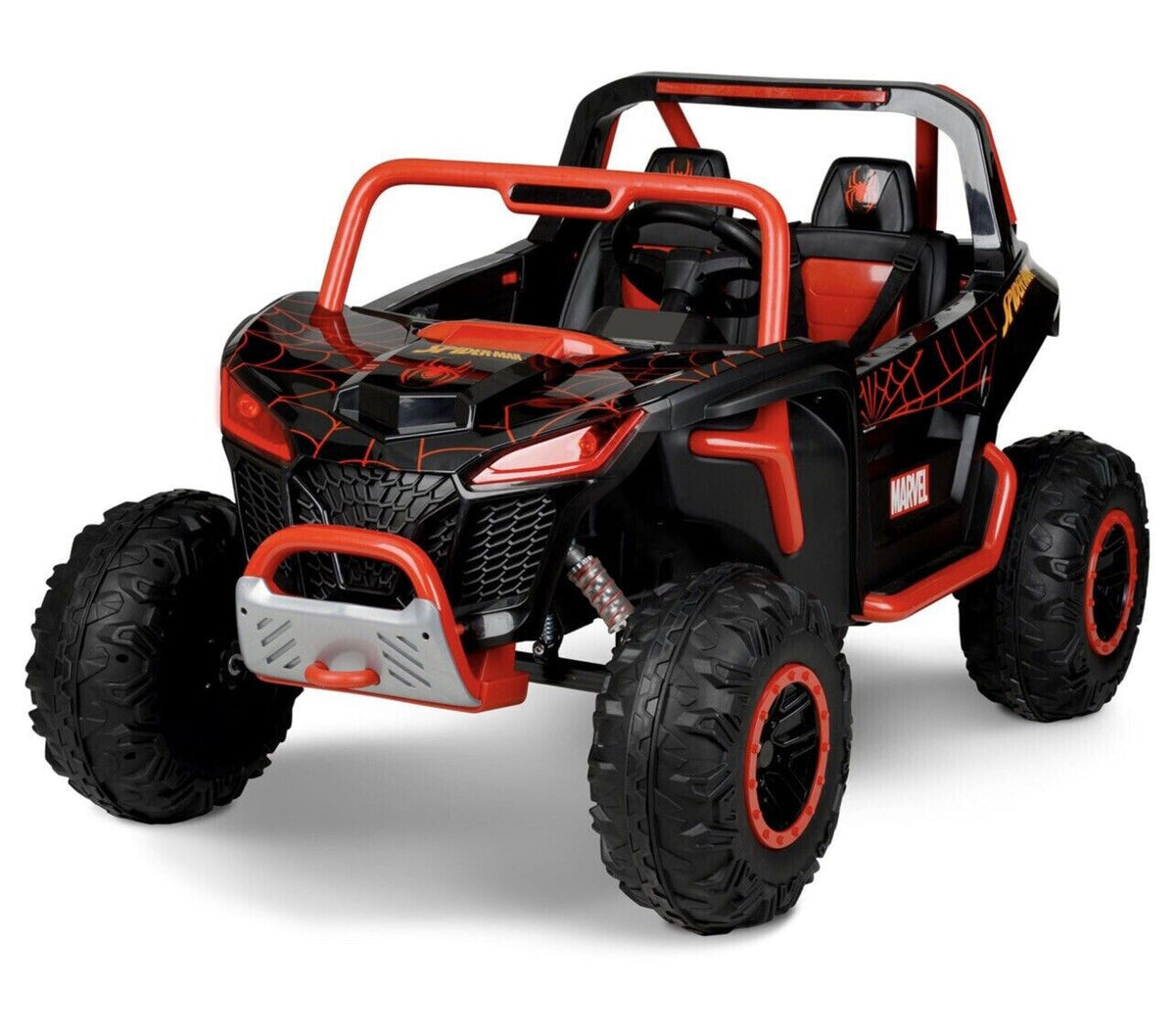 12 Volt Spiderman UTV Ride On with Real Doors and Two Seats Brand Ne