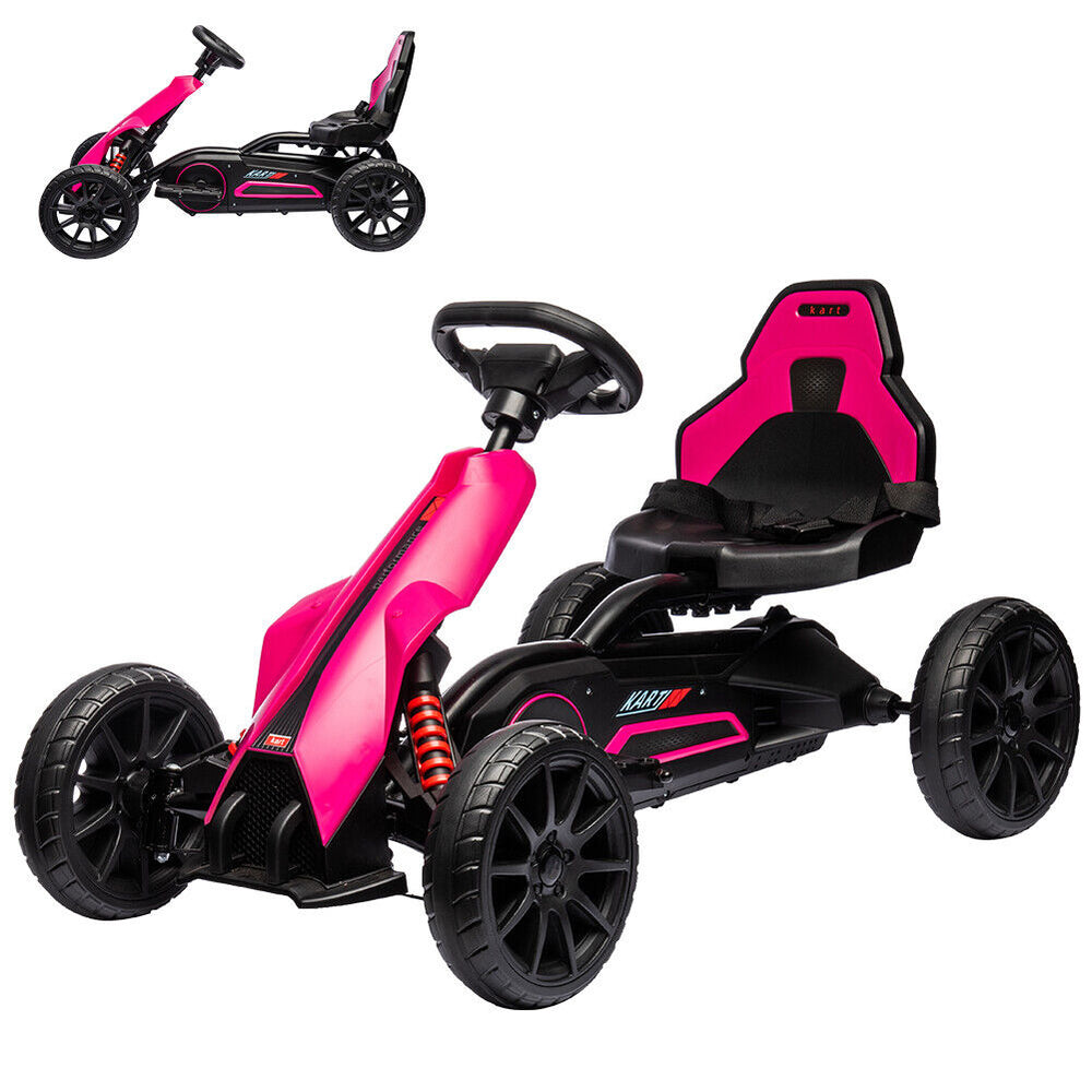 12V Battery Powered Go Kart 2 Speeds Electric Ride on Toy for Kids