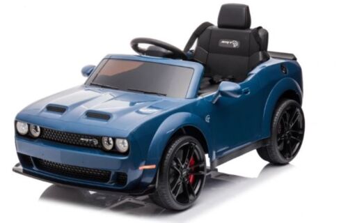 12V Electric Blue Ride-on Car for Kids with Remote Control - Four Whee