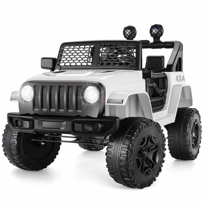 Kids white hot sale jeep