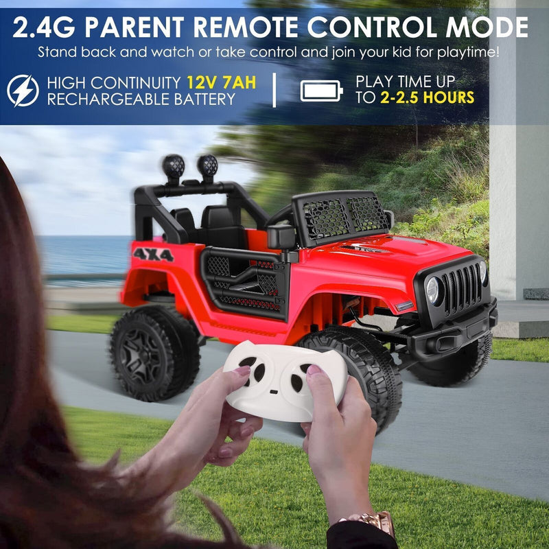 12V Electric Ride-On Car/Truck for Kids with MP3 Music and Remote Cont