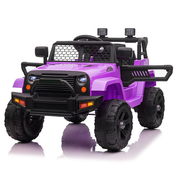 12V Ride On Jeep with 2.4G Remote Control Black