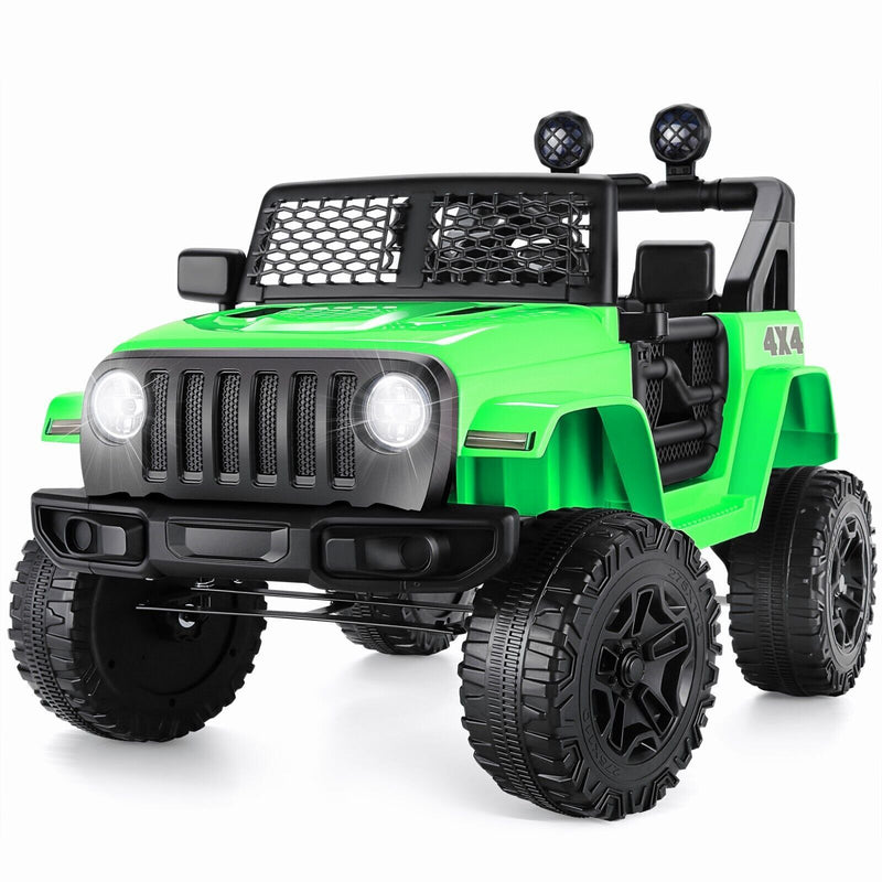 Green jeep cheap toy car