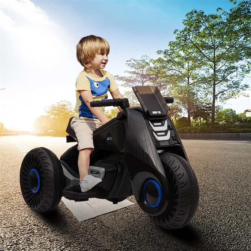 Children's electric shop dual drive motorcycle