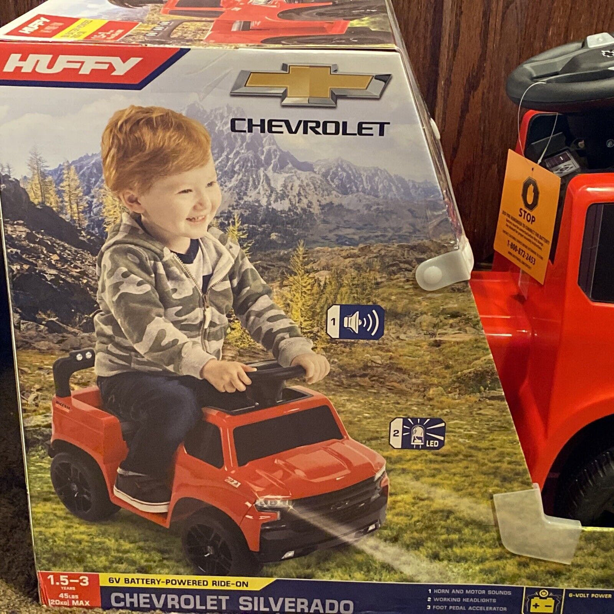 Kids 6v purchases Chevy Silverado ride on