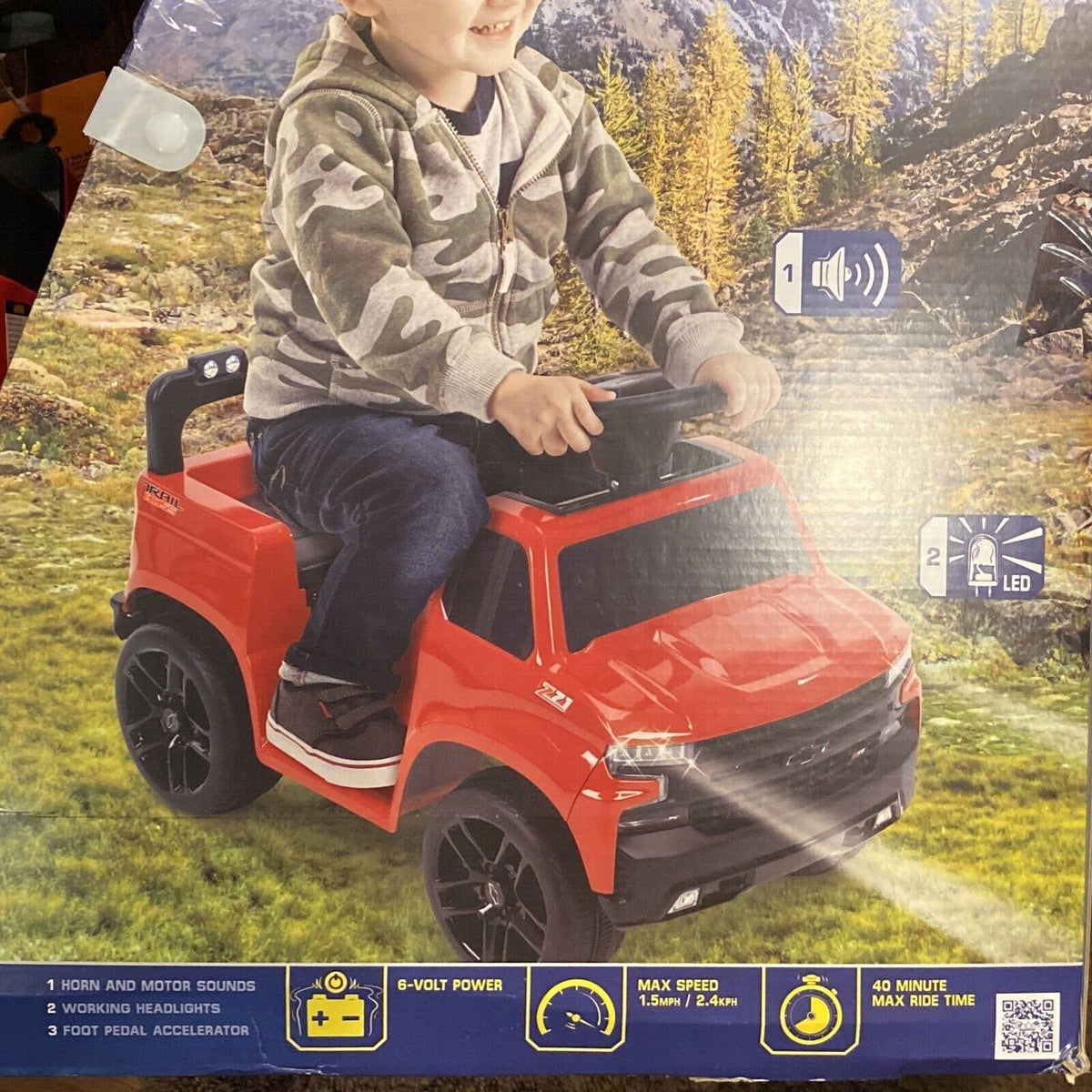 Kids 6v purchases Chevy Silverado ride on