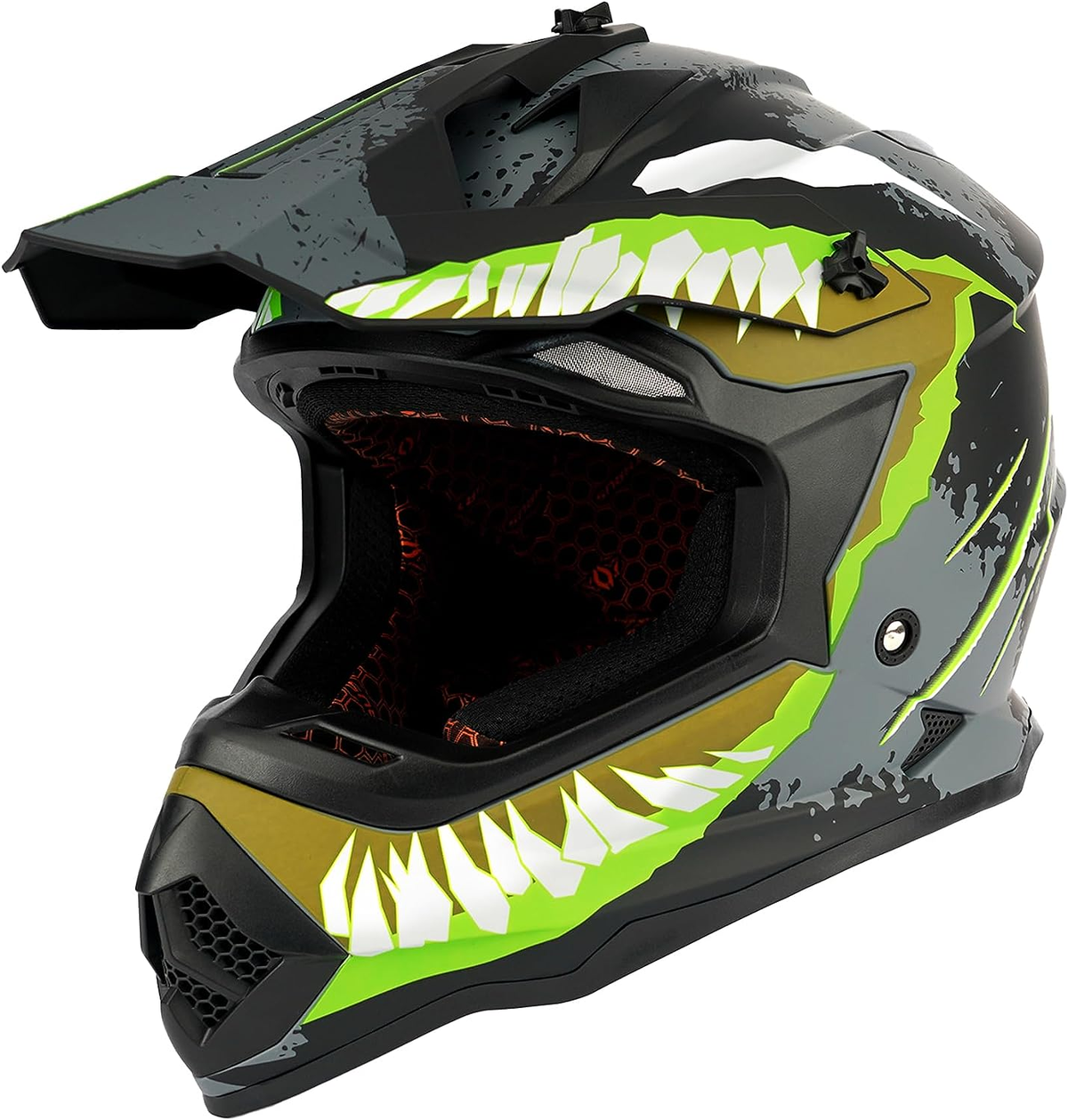 Advanced Off Road Helmet for Adult ATV and Motorcycle Riders Optimal Safety and Performance Men s Size One Size