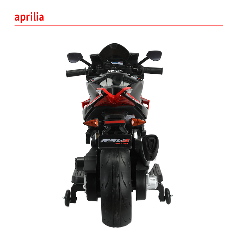 Aprilia 24V Kids Electric MotorBike with Battery Power and LED Lights