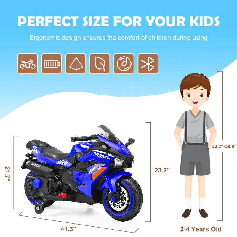 Kids 4 hot sale wheel motorbike