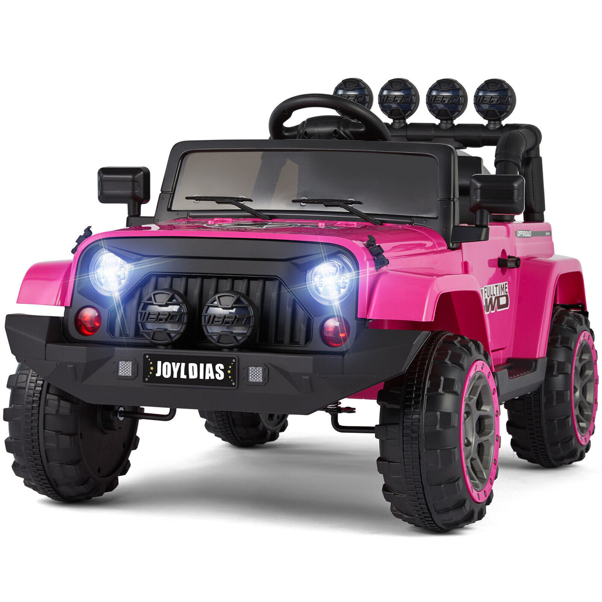 Pink childrens jeep on sale