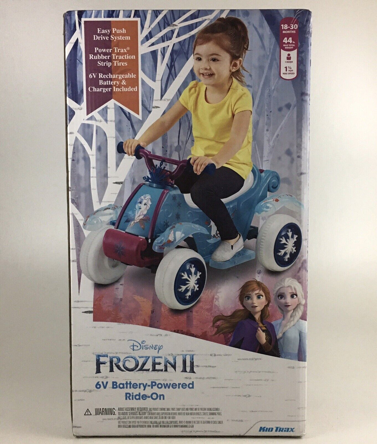 Kids' Trax 6V Disney Frozen 2 Sing and Ride Powered Ride-On buying - Blue