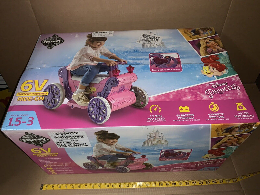 Disney Princess Huffy 6V Battery Powered Ride-On - Brand New in Box!