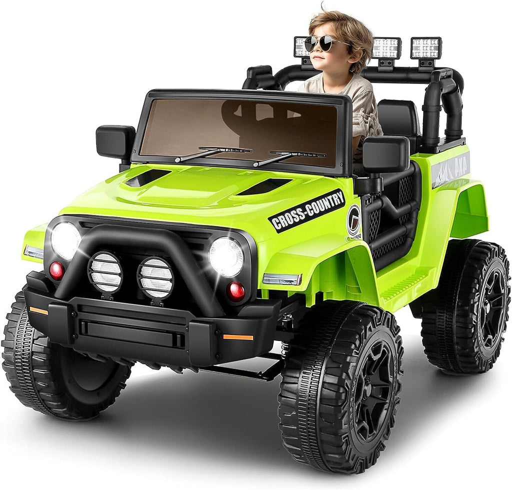 Motorized store kid jeep