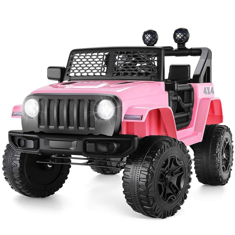 Pink ride on hot sale jeep 2 seater