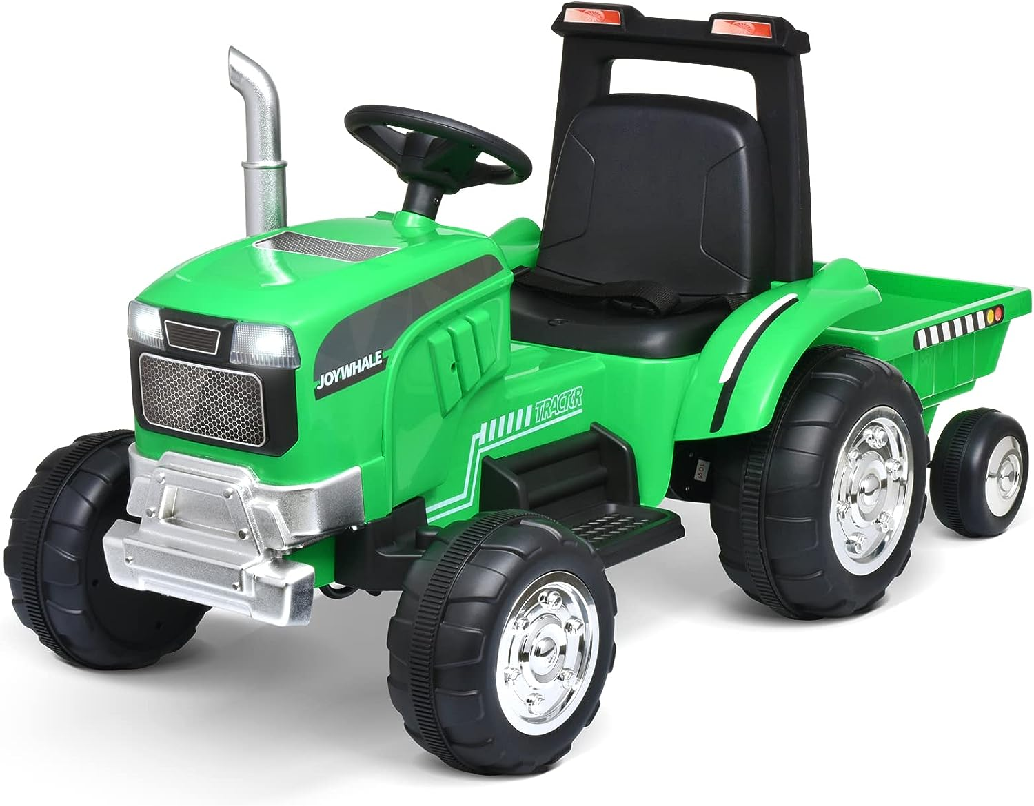 Electric Excavator Tractor Ride-On Car for Kids - 12V Battery Powered