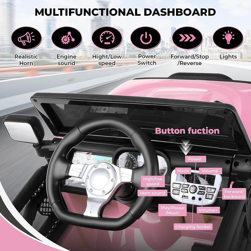 Ride on car steering sales wheel