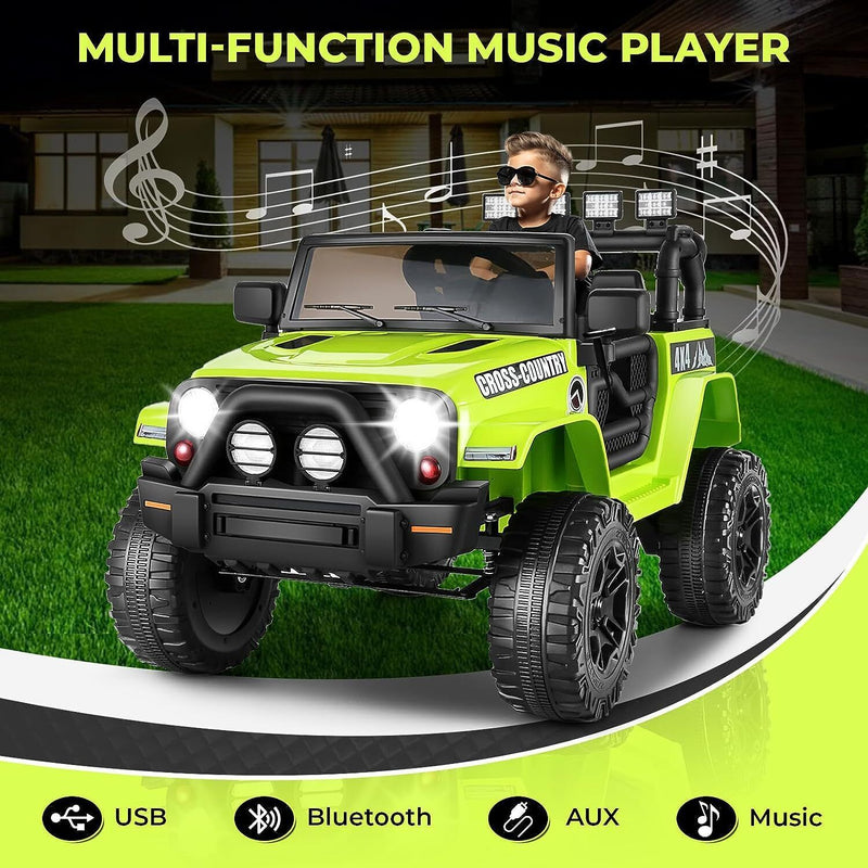 Green jeep hot sale kids