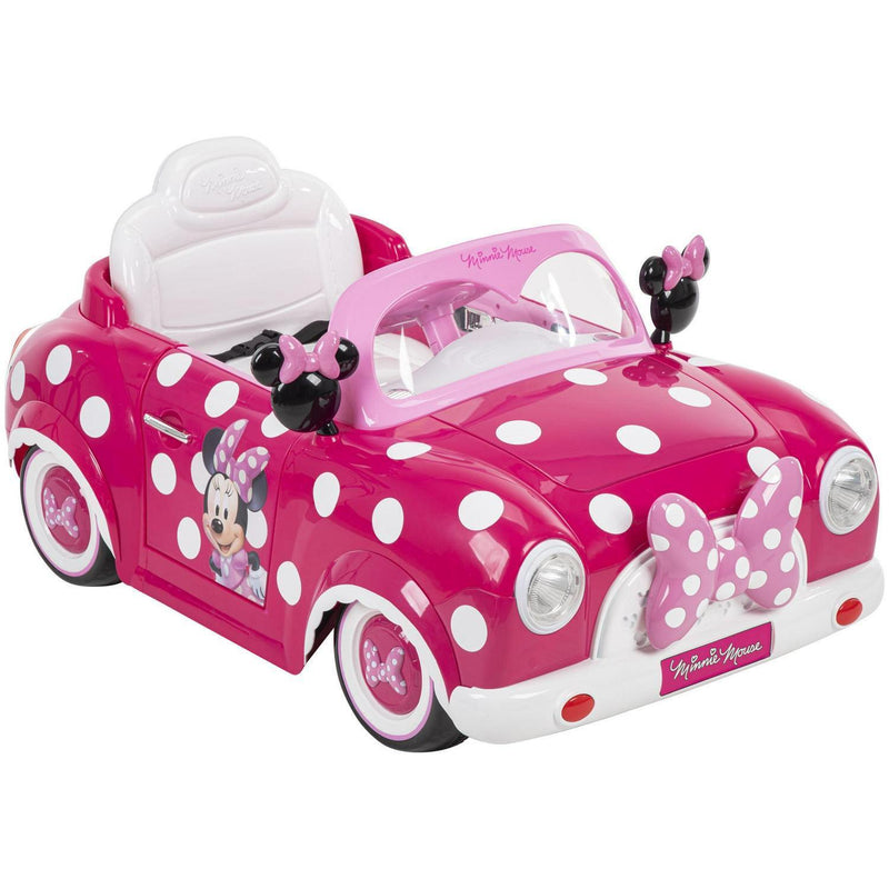 Pink store play car