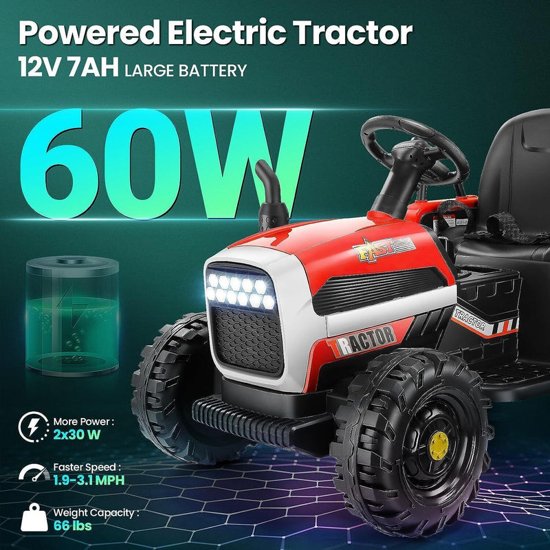 Kids deals power tractor