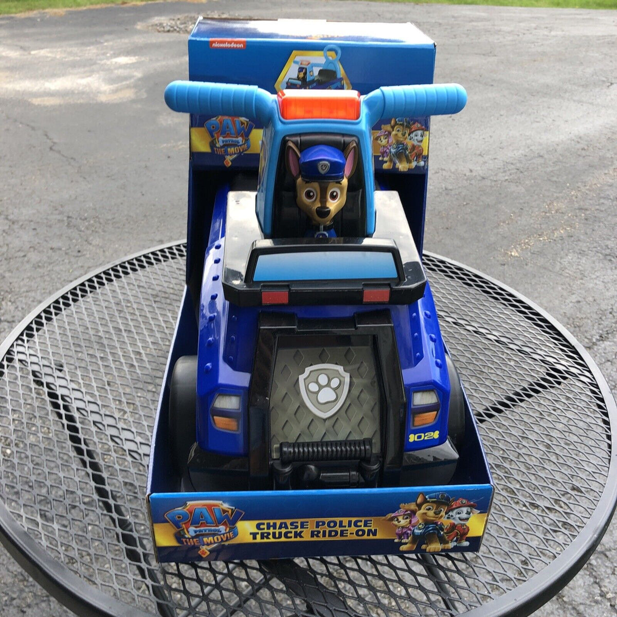 Experience The Excitement with Paw Patrol s Chase Police Truck Ride On Car Featuring Realistic Sounds and Lights Girl s Size One Size