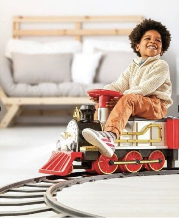 Fao schwarz ride on train with tracks on sale