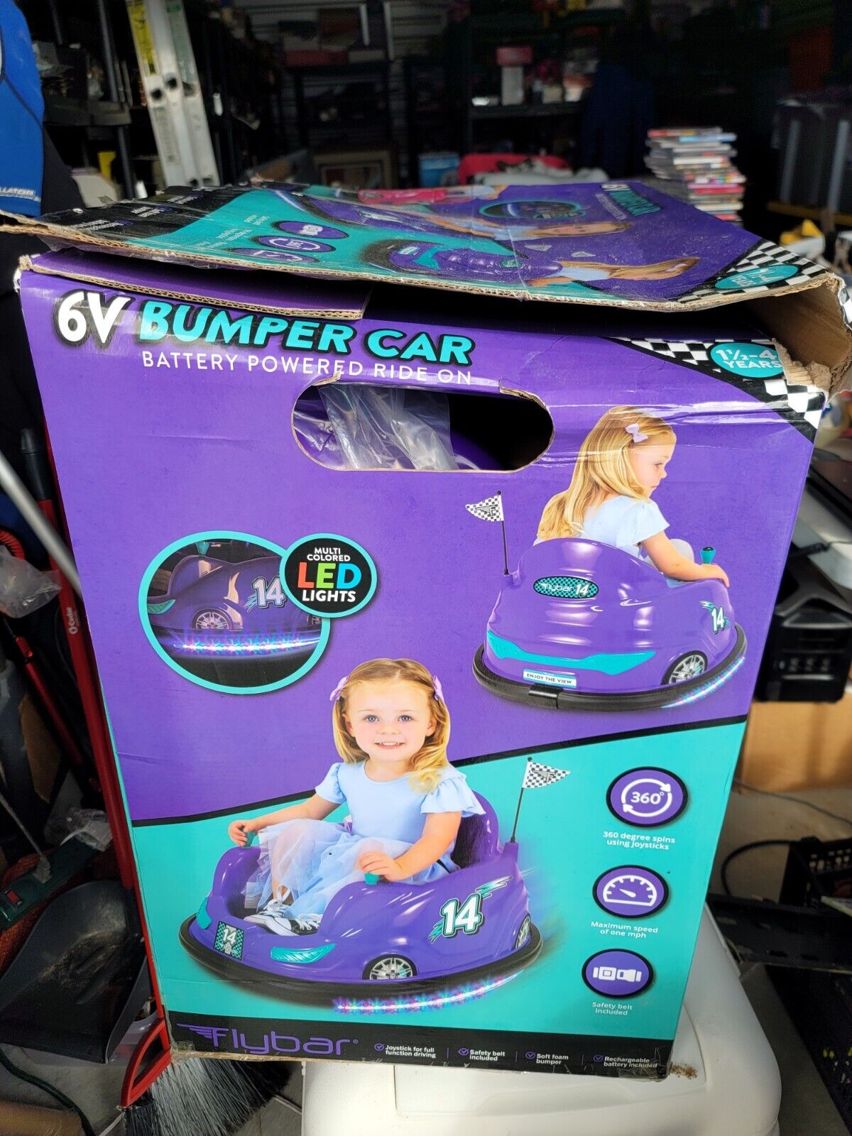 Good 6v Bumper Car Battery Powered Ride On Toy