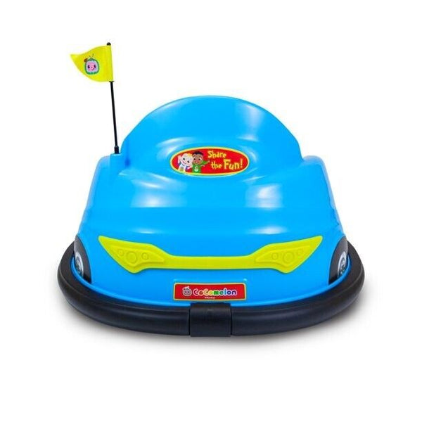 White & Blue selling 6V Flybar Bumper Car