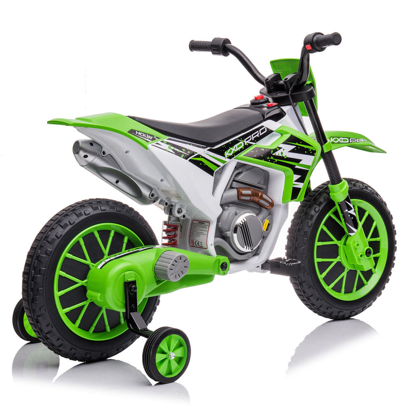 12v motorcycle with online training wheels