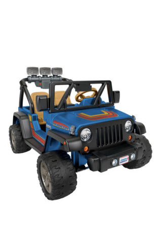 Hot Wheels Jeep Wrangler Ride On Blue cbg61 2 Seater