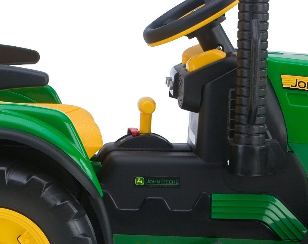 John Deere Ground Force Tractor and Trailer Set by Peg Perego
