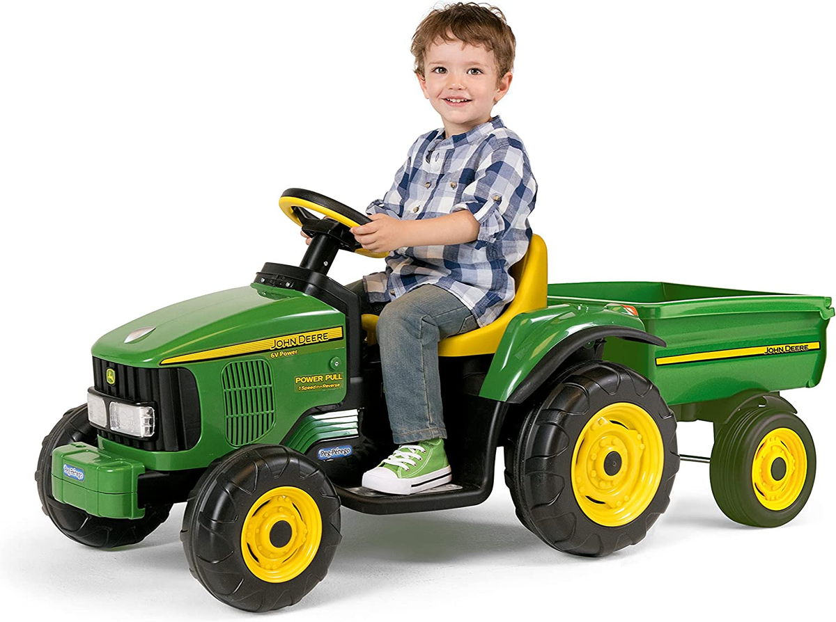 John deere 6v power pull tractor on sale