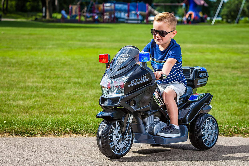 Kid trax hotsell police motorcycle