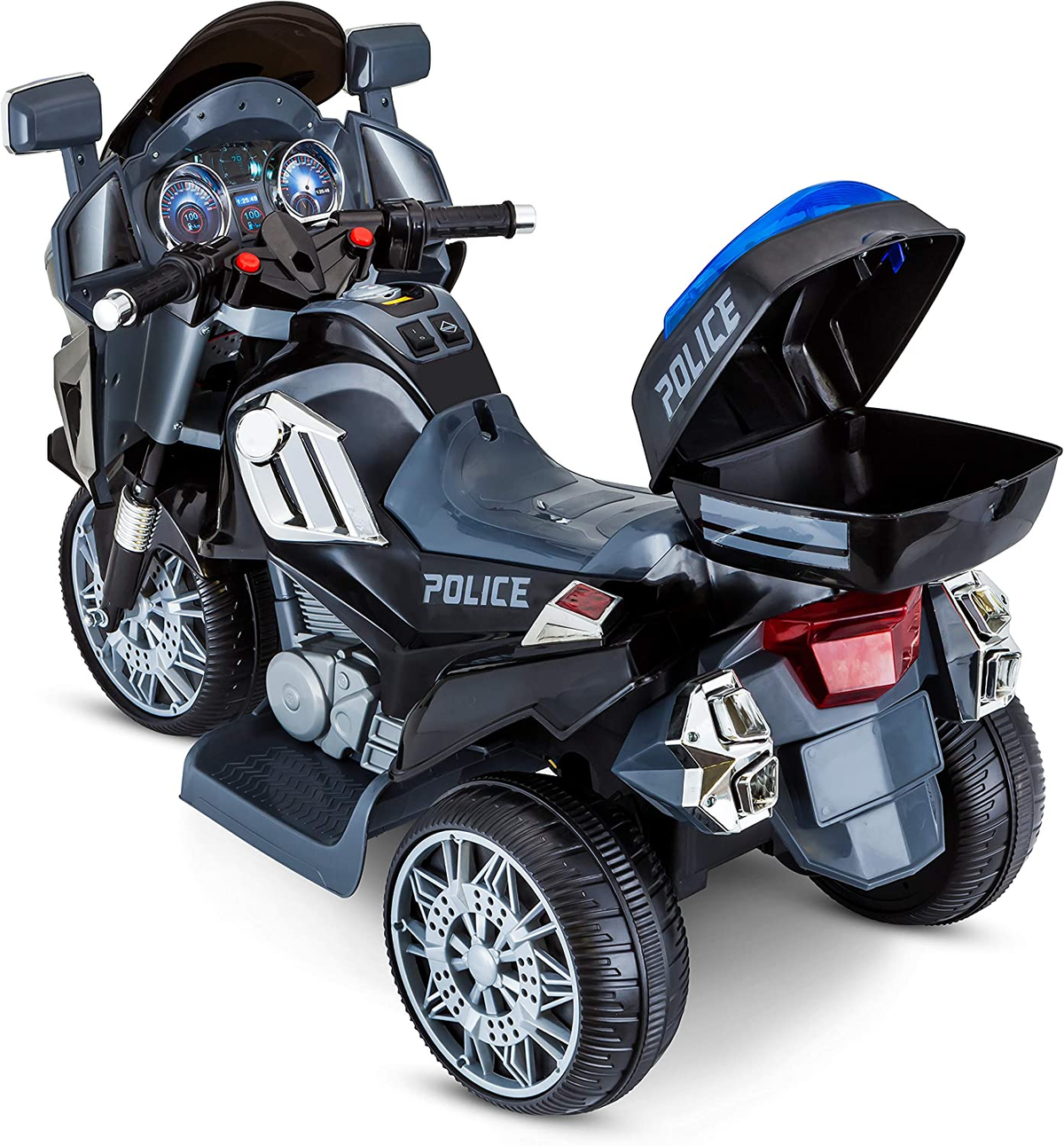 Kid motorz police motorcycle 6v online