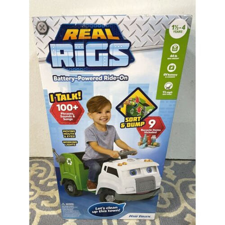 Kid Trax Real Rigs Toddler Recycling Truck Interactive Ride hotsell On Toy, Kids Ages