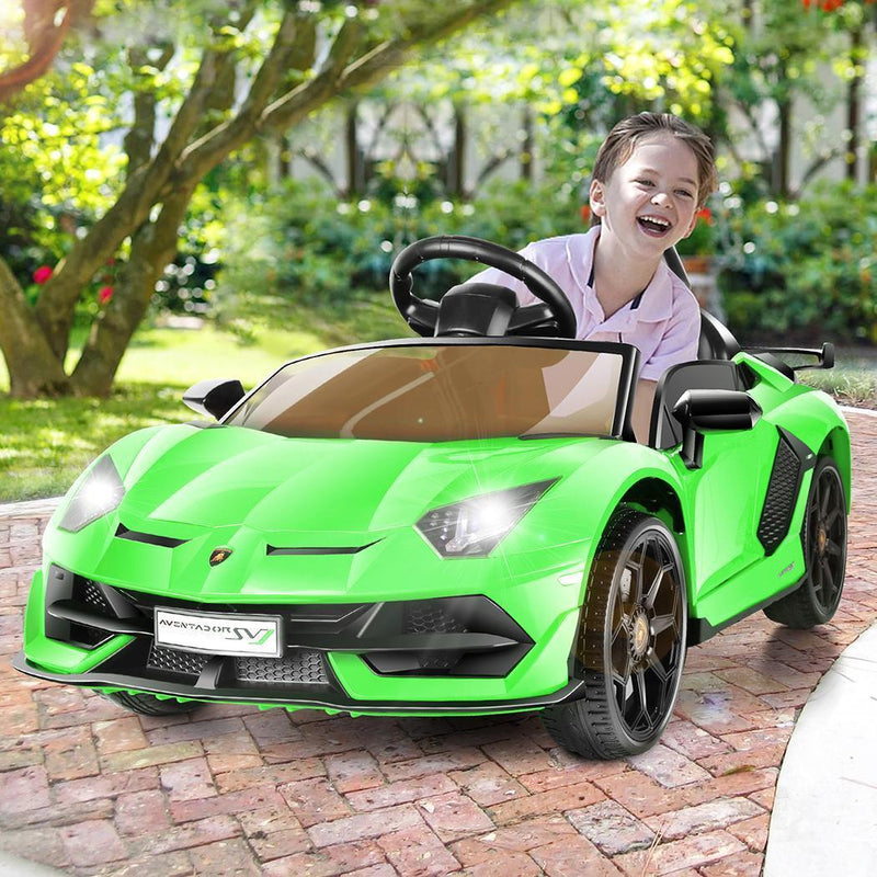 Lime green lamborghini store remote control car