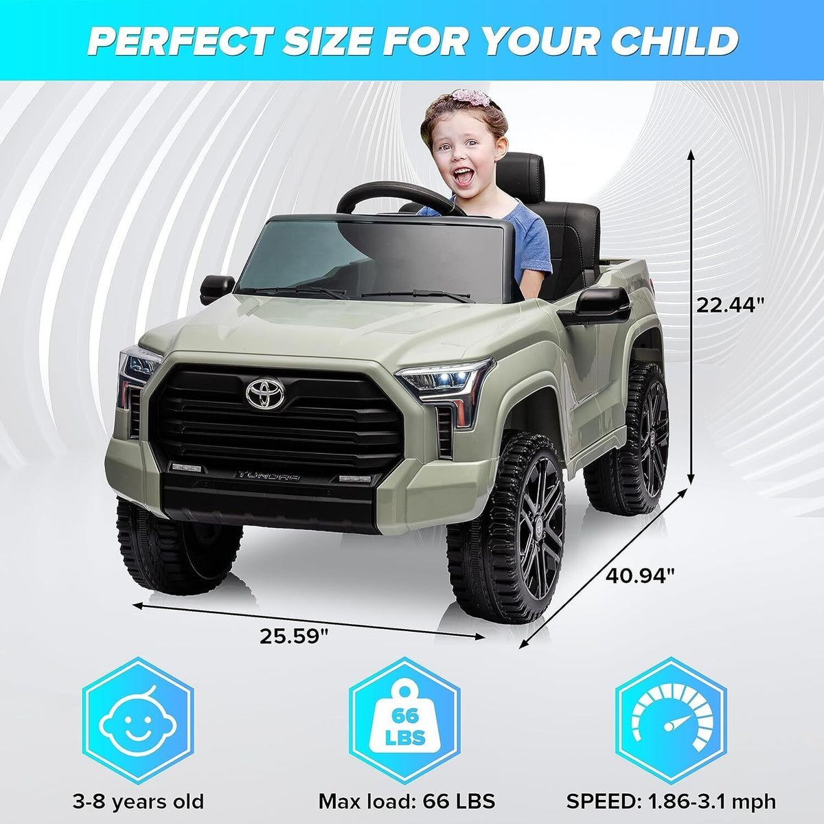 Best choice products 12v kids battery powered remote control toyota tundra ride on truck online