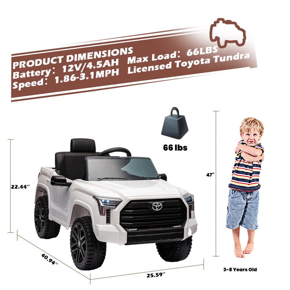 Toyota tundra sales kids ride on