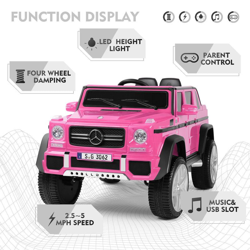 Pink kids online mercedes