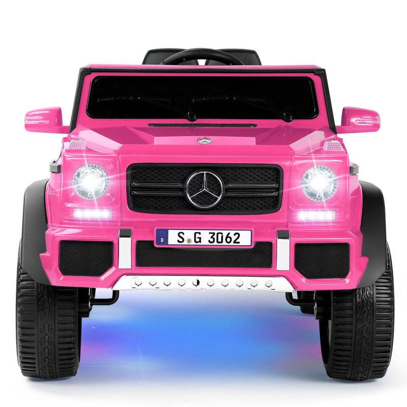 Pink mercedes cheap electric car