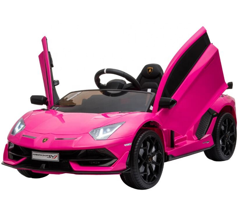 12V Lamborghini Aventador SVJ Kids Ride On Sports Car Remote Gucci